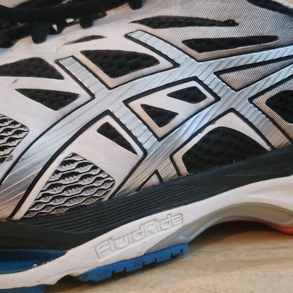 Asics Gel Cumulus 18 Shoes Mens Size 12 Gray Black White Running Sneakers T6C3N - Picture 6 of 13